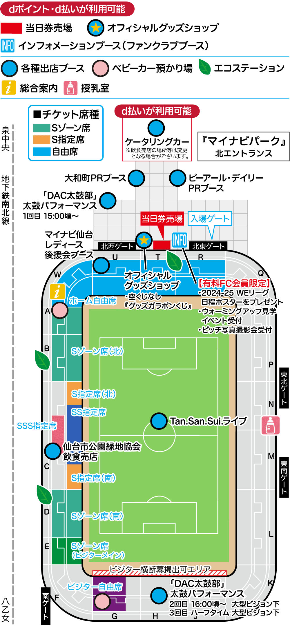 スタジアムマップ