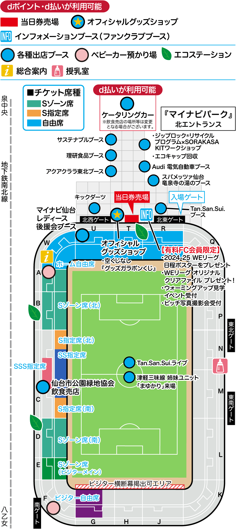 スタジアムマップ