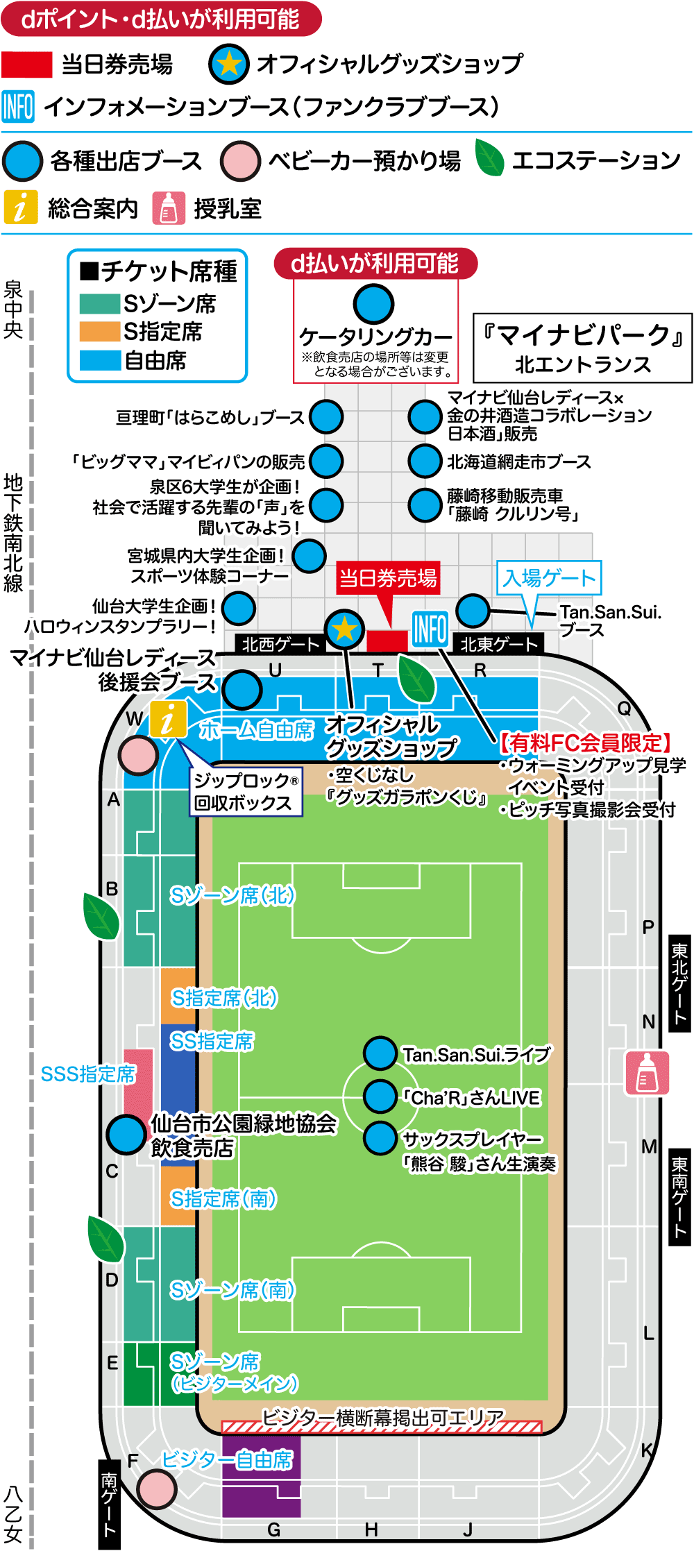 スタジアムマップ